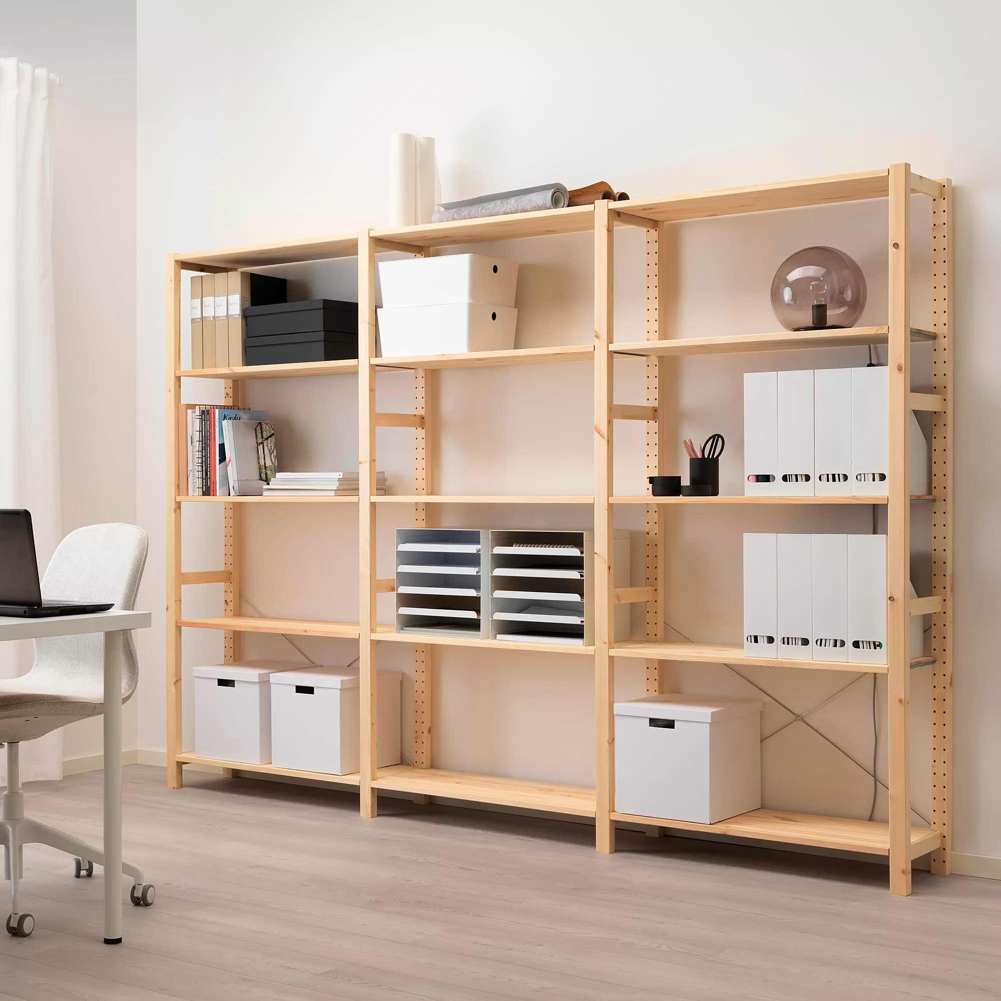 картинка Стойка для стеллажа ИВАР 179x30 от магазина ИДЕЯ